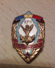 Insigna instructor AVSAP comunista RPR foto