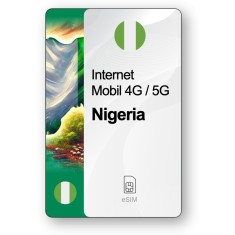eSIM Internet Nigeria, valabil 7 zile, trafic 1 GB, Standard