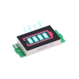 Voltmetru LED 3-34V pentru acumulatori Litiu albastru