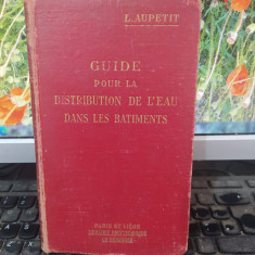 Guide pour la distribution de l'eau dans les batiments L. Aupetit Paris 1931 139