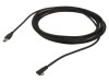 Cablu USB 3.2 USB A la USB C unghi 5m negru 5Gbps, VCOM