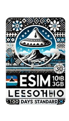 eSIM Lesotho, 100GB, 30 Days, Standard foto