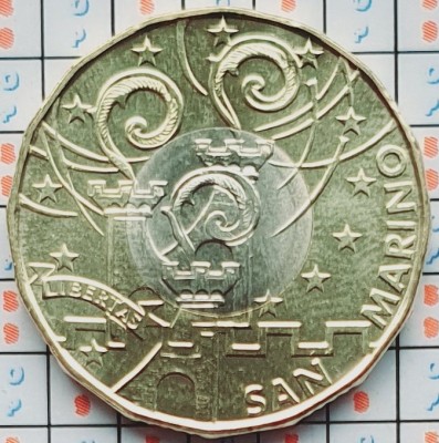 San Marino 5 Euro (Marco Simoncelli) 2017 UNC - km 566 - A039 foto