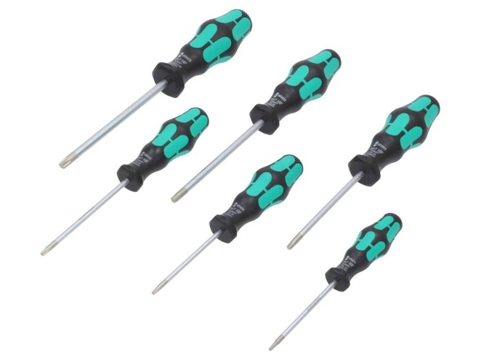 Șurubelnițe Torx TX10-TX40, 6 buc.