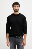 BOSS pulover din amestec de l&acirc;nă culoarea negru, 50549977