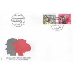 Elvetia 1989 - meserii, serie pe FDC