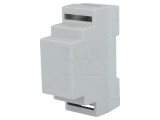 Carcasă şină DIN polistiren gri 88x34x62 mm