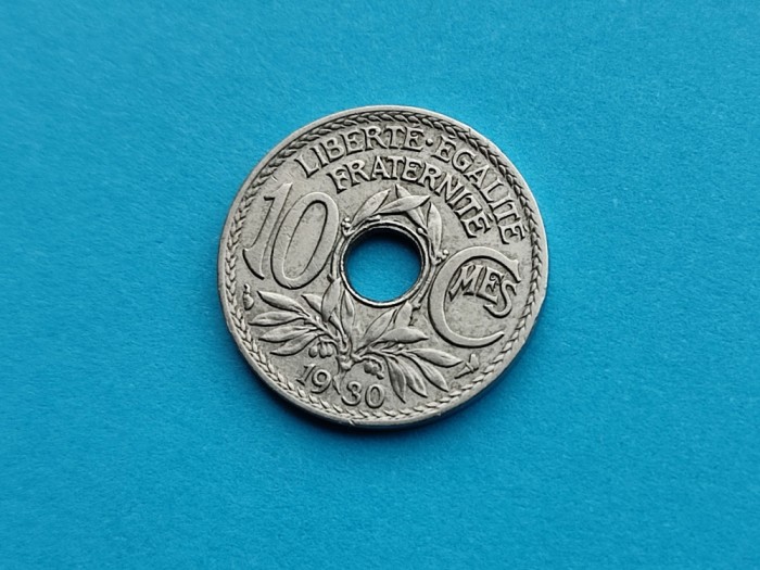 10 Centimes 1930 Franta-stare buna