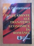 Invataminte ale tranzitiei economice in Romania N. N. Constantinescu