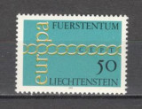 Liechtenstein.1971 EUROPA SL.56, Nestampilat