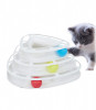 Jucarie Interactiva Pisici cu 3 Bile Colorate, Carusel Inteligent, Stimulare Miscare, Plastic Durabil, 29cm