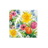Cumpara ieftin Servetele de masa cu 3 straturi, 33x33 cm, diverse culori, 20 bucati, Daisy