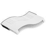 vidaXL Saltea cu arcuri bonnell, fermitate medie, 100x200 cm