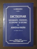 B. Iorgulescu - Dicționar geografic, statistic... istoric al jud Buzău (ed. II)
