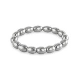 Cumpara ieftin Inel din inox pepite argintii