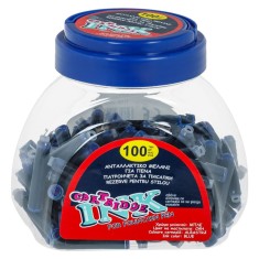 Rezerve Cerneală Stilou, Set 100 Bucăți, Albastru