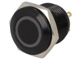 Comutator anti-vandalism galben ONPOW - IP65, 2A/36V DC