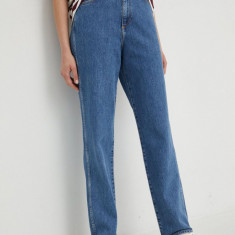 Wrangler jeansi Mom Straight Winter Hue femei , high waist