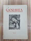 Revista Gandirea, anul VIII, nr.12/1928 (G.Calinescu, V.Voiculescu, Mircea Vulcanescu...)