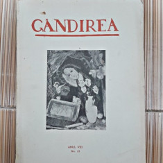 Revista Gandirea, anul VIII, nr.12/1928 (G.Calinescu, V.Voiculescu, Mircea Vulcanescu...)