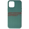 Toc silicon Woven Texture Apple iPhone 12 Pro Max Midnight Green