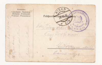 D3 Carte Postala Militara k.u.k. Imperiul Austro-Ungar ,1916 Csanad foto