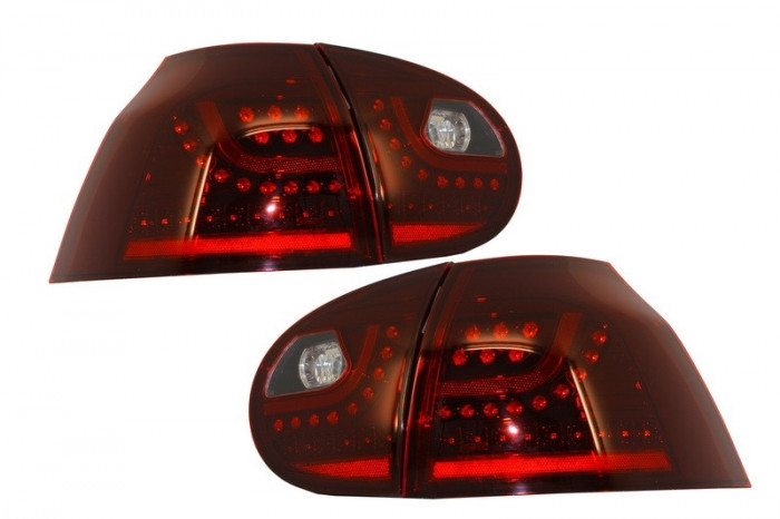 Stopuri LED compatibil cu VW Golf V 5 (2004-2009) Rosu Inchis TLVWG5R