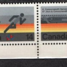 CANADA 1978 - SPORT. JOCURILE COMMONWEALTH. TIMBRE SERIE NESTAMPILATE, DB4