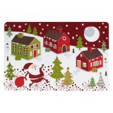 Suport Farfurie Decorativ Craciun Mos Craciun Case Zapada, CMCLASS