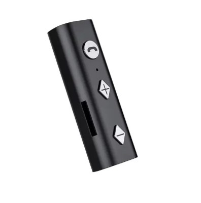 Bluetooth Receptor V4.1 +cititor microSD TF la JACK 3.5 mm cu acumulator RR02-CR BT foto