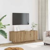 vidaXL Dulap TV, stejar artizanal, 100x35x40 cm, lemn prelucrat
