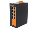 Switch Ethernet Neadministrabil 8 Porturi 12-48VDC