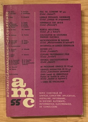 AMC 55 (Automatica. Management. Calculatoare) foto
