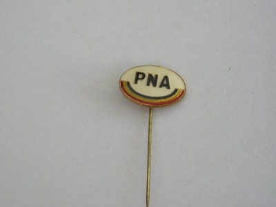 QW9 - I 91 - Insigna - tematica justitie - inscriptia PNA foto
