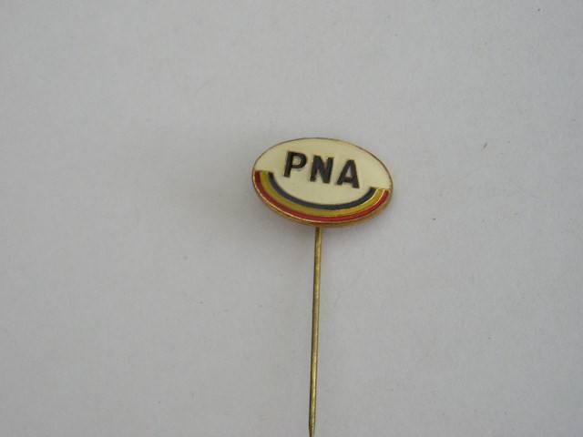 QW9 I 91 - Insigna - tematica justitie - inscriptia PNA