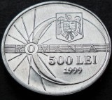 Moneda 500 LEI - ROMANIA, anul 1999 *cod 3643 = UNC SACULET BNR ECLIPSA