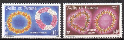 Wallis &amp;amp; Futuna 1979, Arta, Coliere, serie neuzata, MNH foto
