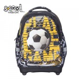 Ghiozdan anatomic FOOTBALL, 38x39x19.5 cm - S-COOL, S-COOL / OFFISHOP