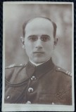 Fotografie tip Carte Postala, Capitan din perioada interbelica