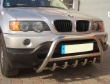 Cumpara ieftin Bullbar inox compatibil BMW X5 E53 (1999-2006)