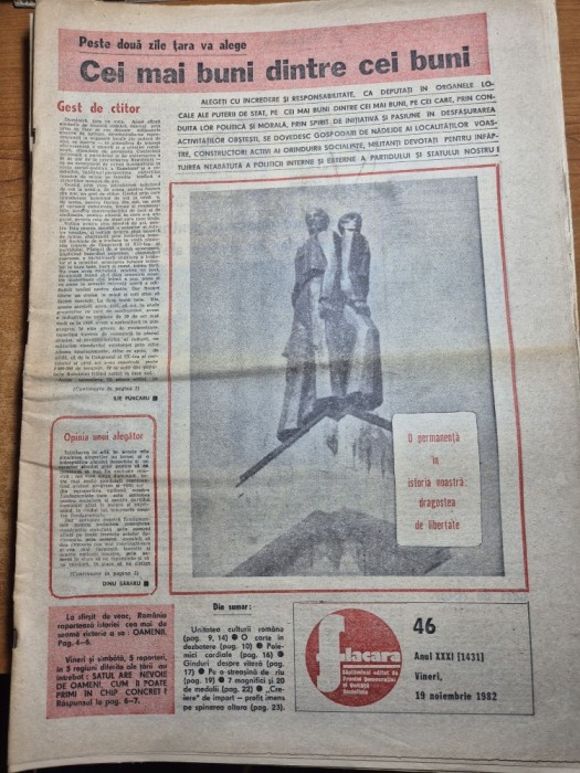 ziarul flacara 19 noiembrie 1982