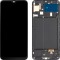 Display cu Touchscreen MP compatibil cu Samsung Galaxy A50 A505, cu Rama, Versiune OLED, Negru