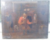 Tablou vechi - Sec XIX - personaje in interior - nesemnat, Scene gen, Ulei, Miniatura