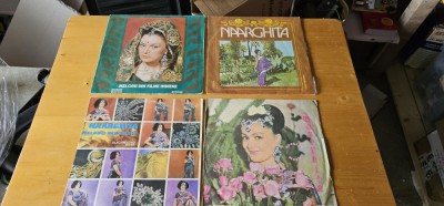 NARGHITA , LOT 4 BUCATI VINIL MARE , STARE BUNA A DISCURILOR ! foto