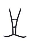 Ham Catifea, Zamo&reg;, Harajuku, 0408, Textile Body Harness, pentru Femei, din Snur Textil Negru, Marime Universala