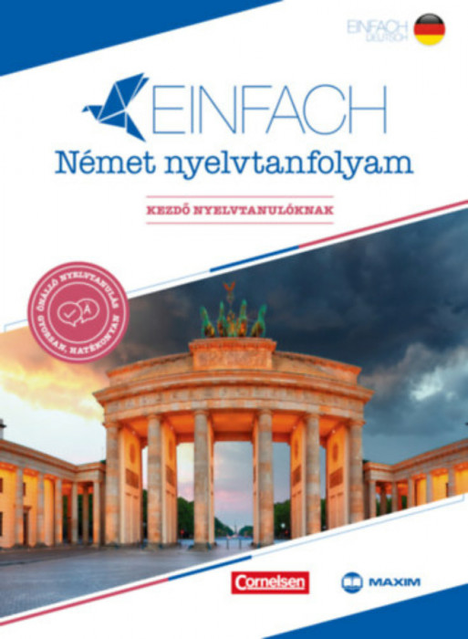 Einfach N&eacute;met nyelvtanfolyam - Kezdő nyelvtanul&oacute;knak - 2 k&ouml;nyv + 3 CD - Eva Heinrich