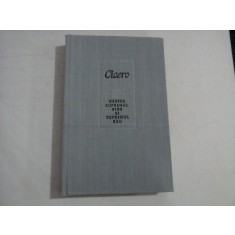 DESPRE SUPREMUL BINE SI SUPREMUL RAU - CICERO