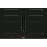 Plita incorporabila Bosch PXX801D67E, Inductie, Sistem ventilare integrat, 4 zone de gatit