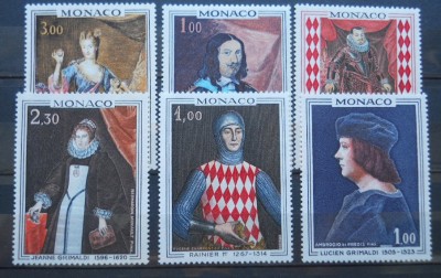 MONACO EMISIUNI COMPLETE MNH foto