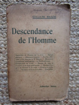 La Descendance de l&amp;#039;Homme - GUILLAUME BOLSCHE foto